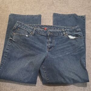 Apt. 9 Women's Straight Leg Blue Jeans